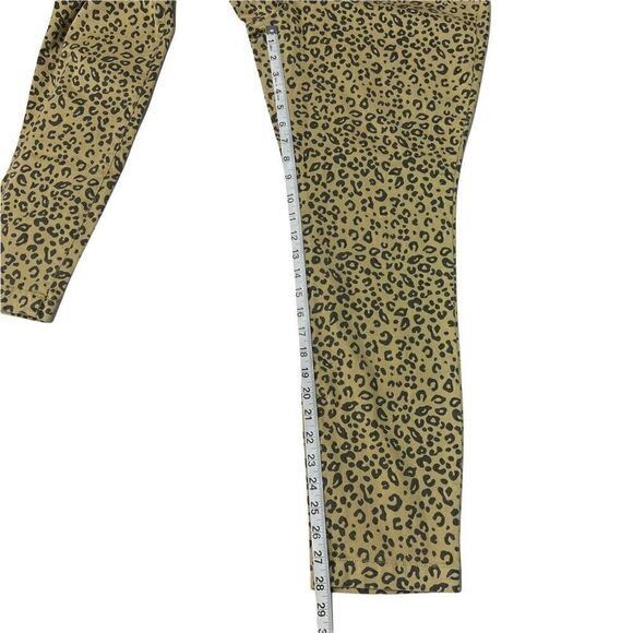 NYDJ Ami Skinny Jeans Tan Black Leopard Print Pockets Zip Button Closure 18 - Picture 12 of 16